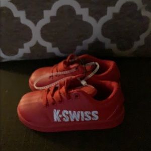 BNWT Toddler K-Swiss red tennis shoes